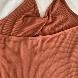 American Eagle Tall  Halter Shorts Romper